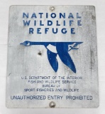 National Wildlife Refuge Sign Montana