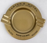 Tarter's Motel Saltese Montana Advertising Ashtray