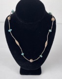 Navajo Sterling Silver Turquoise Necklace