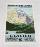 Glacier National Park Naturalist Poster