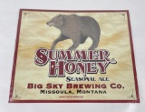 Big Sky Brewing Missoula Montana Sign Summer Honey