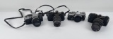 Group Of Olympus Om-1 35mm Film Cameras