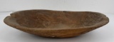 Antique American Indian Wood Feast Bowl
