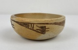 Early Hopi Indian Pottery Bowl