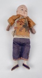 Antique Chinese Composition Baby Doll