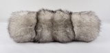 Brand New Blue Fox Fur Pillow Made In Idaho