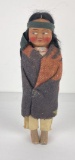 Antique American Indian Skookum Doll 9.5
