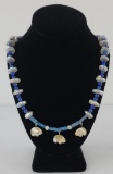 Navajo Lapis Lazuli Freshwater Pearl Necklace