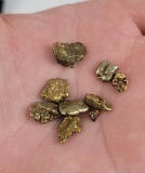 Large Group Of Antique Alaskan Gold Nuggets