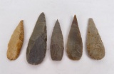 Lot Of Ancient Stone Knife Blades