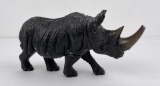 African Ironwood Rhino Carving