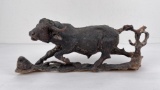 African Carved Ironwood Water Buffalo