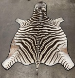 Gene Wensel Large African Zebra Rug