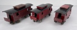 Lot Of 3 Lionel Prewar Caboose Train Toys