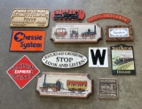 Large Group Of Railroad Display Signs