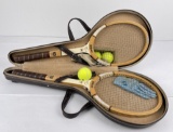 Matched Pair Of Wilson Chris Evert Tennis Rackets