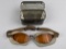 Ww2 French Flight Goggles In Can