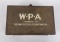 Works Progress Administration Wpa First Aid Kit