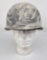 Korean War Snow Camo Painted M1 Helmet
