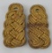 Antique Us Military Braided Bullion Epaulettes