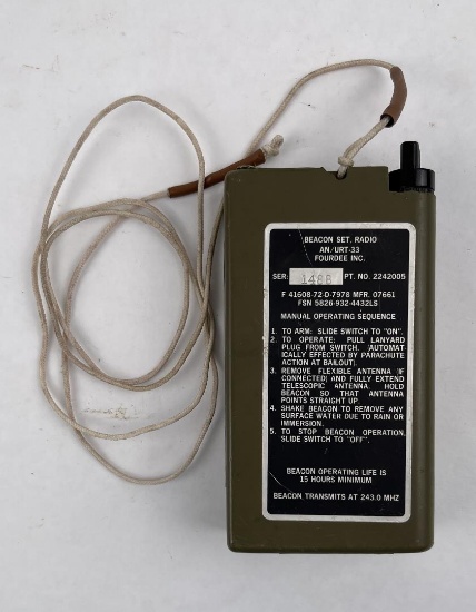 An/urt-33 Personal Locator Gps Beacon