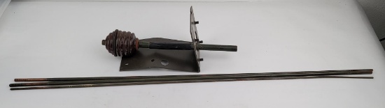 Ww2 Jeep M50 Antenna Mount W/ Base And Sections