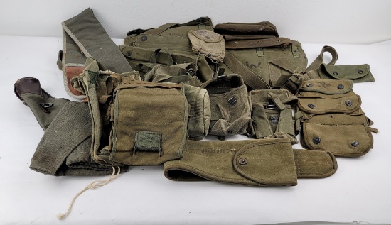 Large Group Of Military Pouches