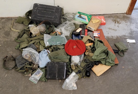 Huge Group Of Us And Foreign Military Items
