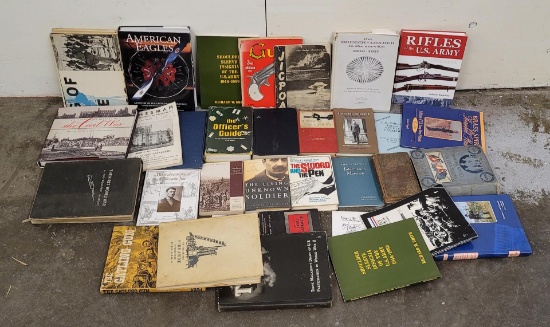 Large Grouping Of Us Military Books