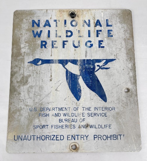National Wildlife Refuge Sign Montana