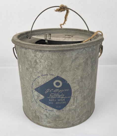 Higgins Fullflote Minnow Fishing Bucket