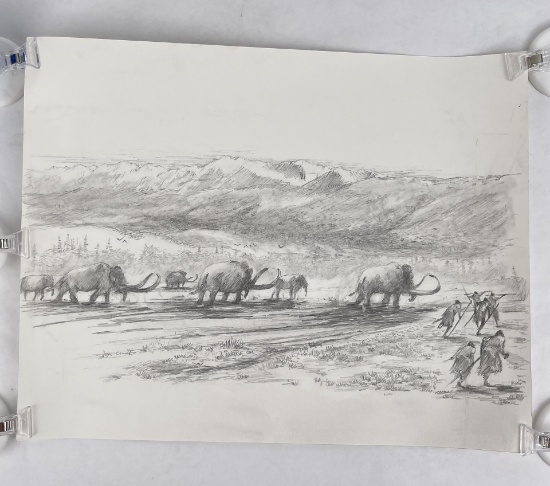Eric Carlson Missoula Montana Pencil Drawing