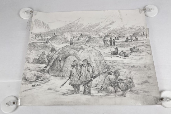 Eric Carlson Missoula Montana Pencil Drawing