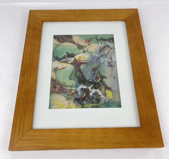 Abstract Impressionist Mixed Media Painting