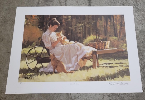 Fred Fellows Montana Signed And Numbered Print