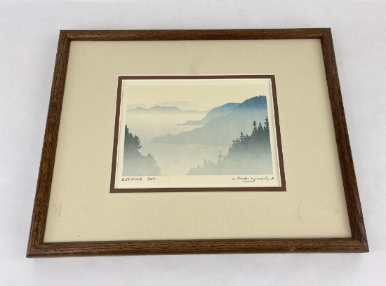 Traudl & Peter Markgraf Evening Sky Print