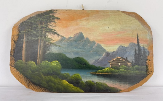 Antique Northwest Tourist Plein Air Painting