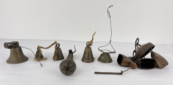 Antique Montana Ranch Bells Wind Chime