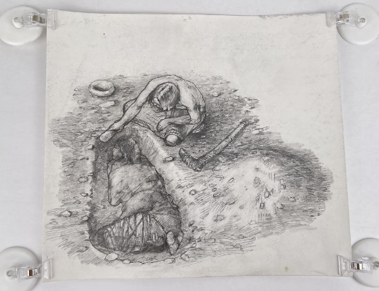 Eric Carlson Missoula Montana Pencil Drawing