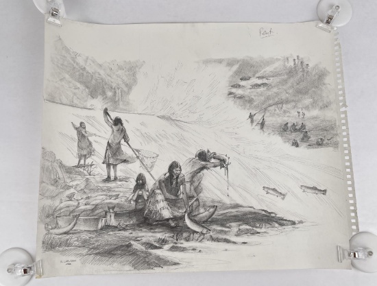 Eric Carlson Missoula Montana Pencil Drawing