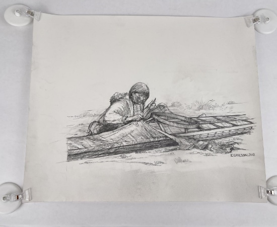 Eric Carlson Missoula Montana Pencil Drawing