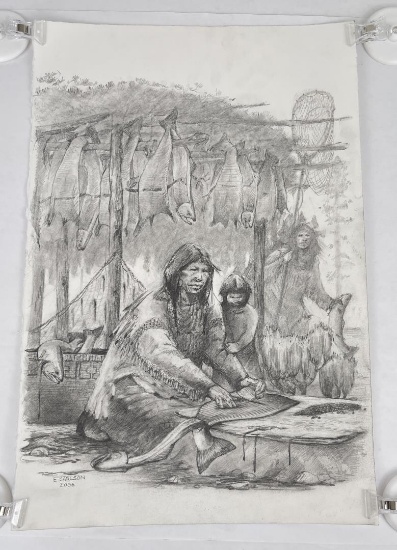 Eric Carlson Missoula Montana Pencil Drawing