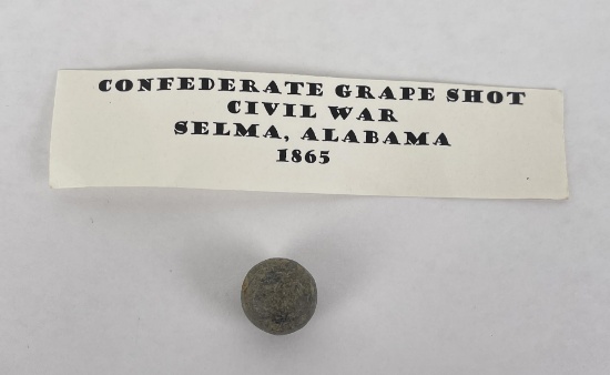 Confederate Grape Shot Ball Selma Alabama