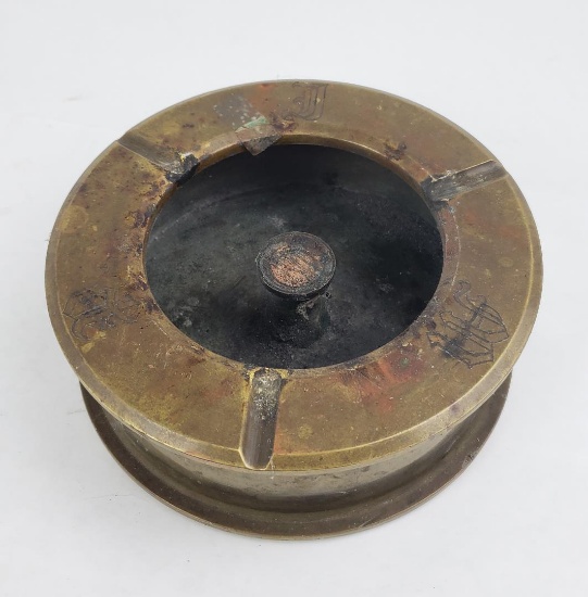 Ww2 Trench Art Shell Ashtray