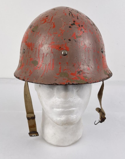 Overpainted Ww2 Japanese Helmet