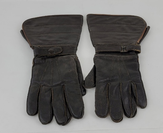 Ww2 Leather Gloves Despatch Motorcycle Rider