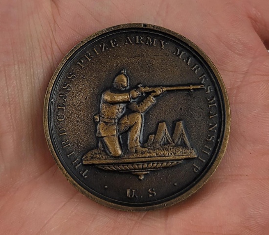 Us Army Indian Wars 3rd Class Marksmanship Award
