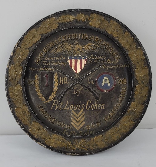 Ww1 Aef Theater Presentation Charger Plate