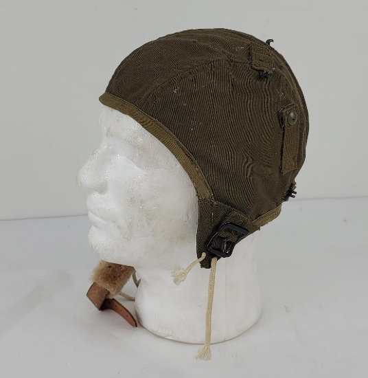 Ww2 Us Army Air Corps Summer Flight Helmet A-9