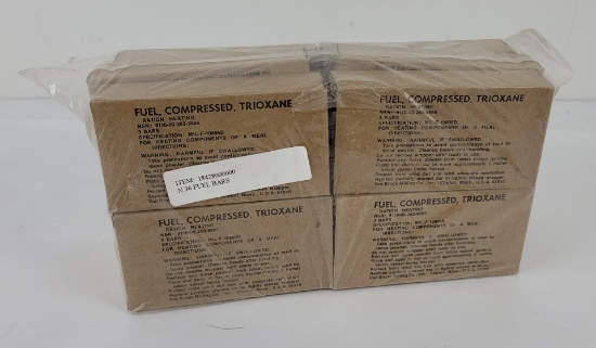 12 Boxes Trioxane Fuel Bars N36
